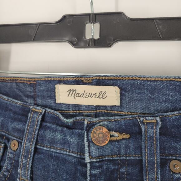 Madewell Hayes Wash 10" High Riser Skinny Skinny Jeans 24 - Picture 4 of 9